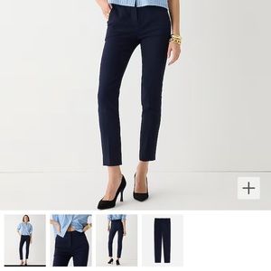 J. Crew High-rise Cameron Pant in Four-Season Stretch - Navy Sz 4